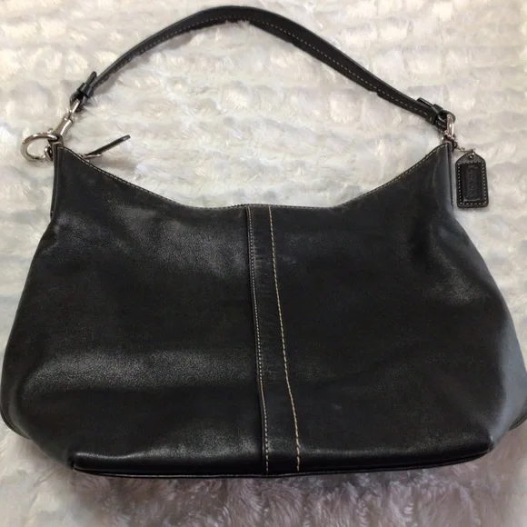 Coach Black Shoulder Bag - Picture 1 of 11